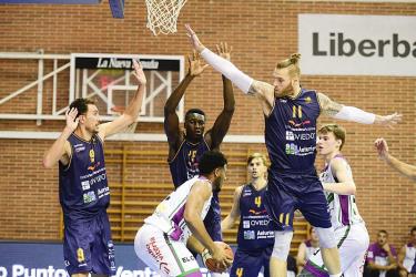 Cronica Unión Financiera Baloncesto Oviedo - Sáenz Horeca Araberri.