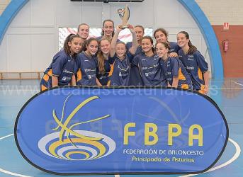 LIBERBANK OVIEDO BALONCESTO CAMPEÓN COPA ASTURIAS CADETE FEMENINO