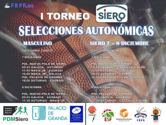 TORNEO DE SELECCIONES AUTONÓMICAS MASCULINAS INFANTIL Y CADETE DE SIERO