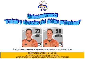 VIDEOCONFERENCIA TRABAJO Y VIVENCIAS DEL ÁRBITRO PROFESIONAL