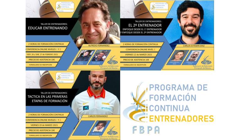 PRIMEROS TALLERES DEL PROGRAMA DE FORMACIÓN CONTINUA DE ENTRENADORES