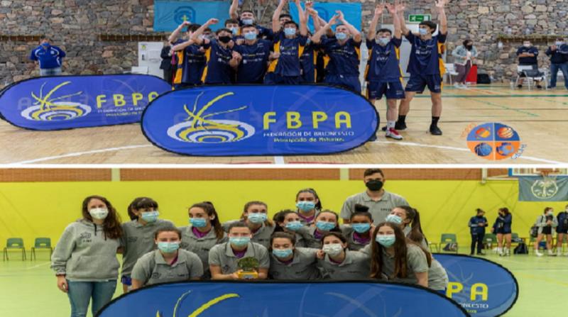 LIBERBANK OVIEDO BALONCESTO Y SANFER-ADBA CAMPEONES DE ASTURIAS EN CATEGORÍA CADETE