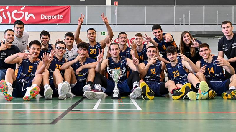 LIBERBANK OVIEDO BALONCESTO CAMPEÓN DE PRIMERA DIVISIÓN NACIONAL MASCULINA Y ASCENSO A LIGA EBA