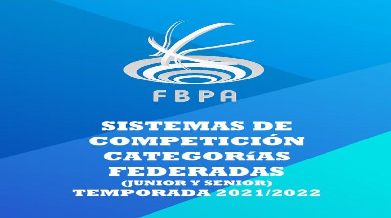 SISTEMAS DE COMPETICIÓN CATEGORÍAS FEDERADAS (SENIOR Y JUNIOR) 2021/2022
