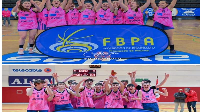 ADBA Y COLEGIO SAN FERNANDO, CAMPEONES DE ASTURIAS JUNIOR 1°