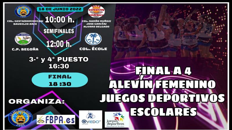 FINAL A4 ALEVIN FEMENINA JUEGOS DEPORTIVOS