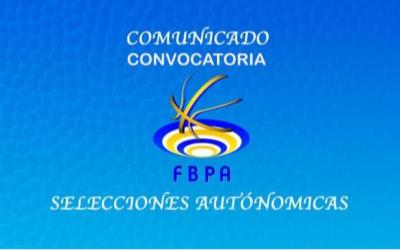 CONVOCATORIAS SELECCIONES 1-2 OCTUBRE 2022