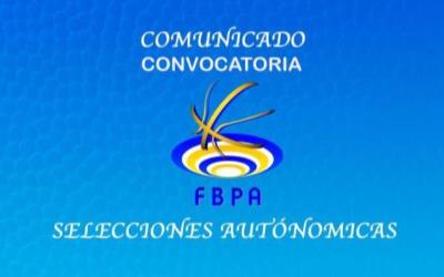 CONVOCATORIA SELECCIONES 9 DE OCTUBRE DE 2022