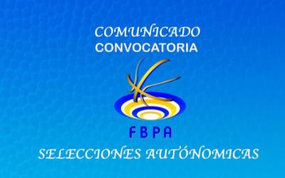 CONVOCATORIA SELECCIONES ALEVINES 5 DE FEBRERO DE 2023