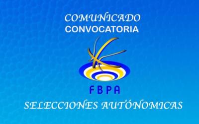 CONVOCATORIA SELECCIONES ALEVINES 12 DE FEBRERO DE 2023