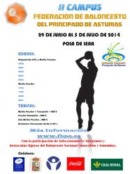 II Campus de Baloncesto de la Federación de Baloncesto del Principado de Asturias