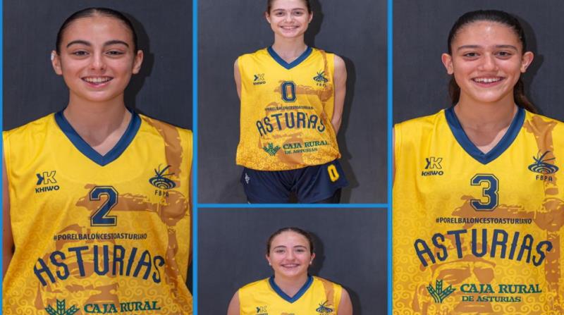 LA SELECCIÓN 3X3 U15F, PATROCINADA POR CAJA RURAL DE ASTURIAS, ENTRE LAS SEIS MEJORES DE ESPAÑA