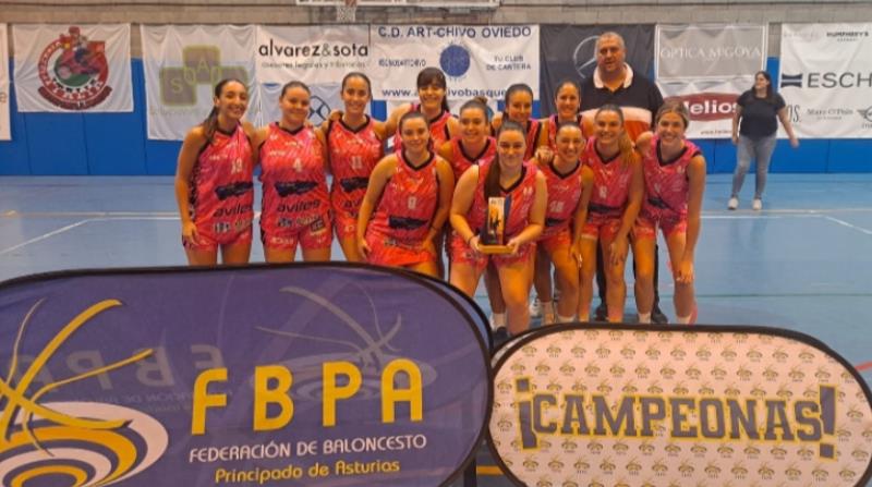 ASFALTOS DEL NALÓN ADBA SANFER CAMPEÓN COPA ASTURIAS AUTONÓMICA FEMENINA