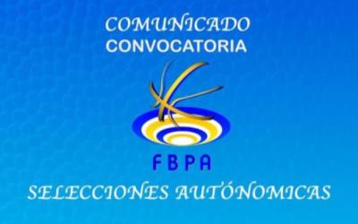 ACTUALIZACIÓN CONVOCATORIA SELECCIONES INFANTILES Y CADETES 29 DE OCTUBRE - 1 NOVIEMBRE