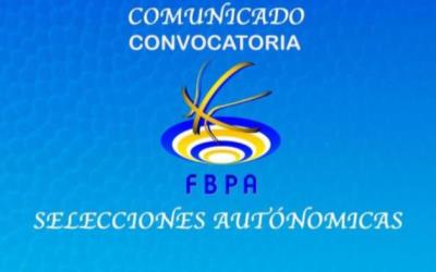 CONVOCATORIA SELECCIONES 12 DE NOVIEMBRE DE 2023