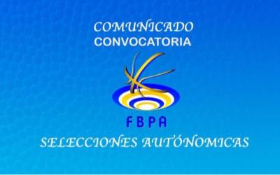 CONVOCATORIA SELECCIONES ALEVINES 18 FEBRERO 2024