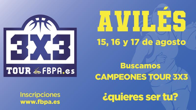 ABIERTO PLAZO DE INSCRIPCIÓN 3X3 AVILÉS