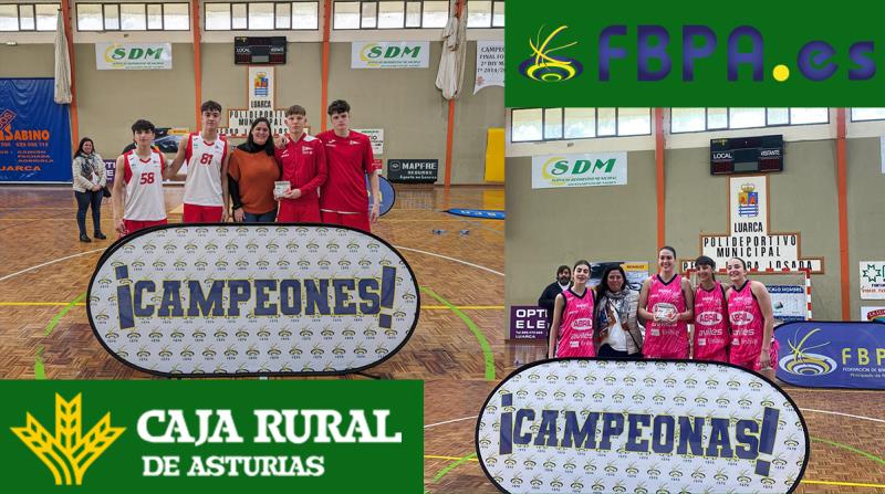 TÍTULOS ADJUDICADOS EN LA LIGA 3X3 U17 CAJA RURAL DE ASTURIAS