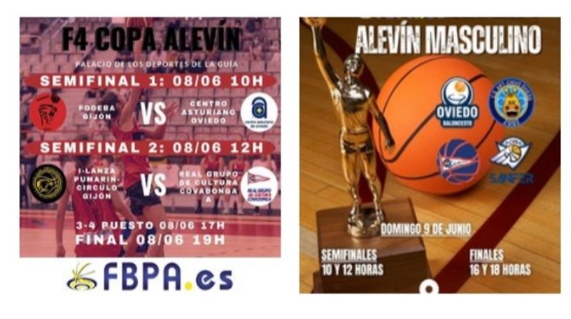 TURNO PARA LAS FINALES DE COPAS ALEVÍNES