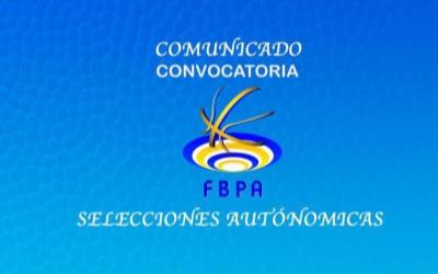 CONVOCATORIA SELECCIONES 3X3 DOMINGO 1 JUNIO 2025