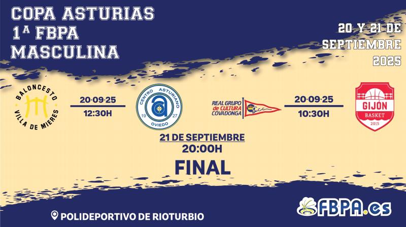 COPA ASTURIAS 1° FBPA MASCULINA