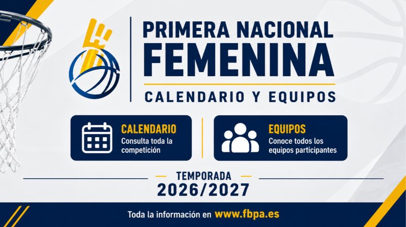 CALENDARIO Y EQUIPOS PRIMERA DIVISIÓN NACIONAL FEMENINA