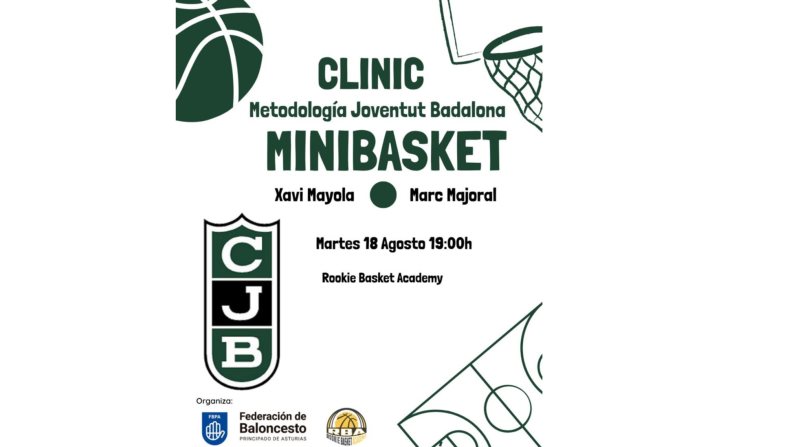 CLINIC DE BALONCESTO - Metodología Joventut en categoría minibasket