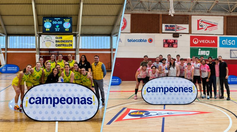 CB CASTRILLÓN Y ASTURIANA BASKET REINAN EN LAS COPAS FBPA