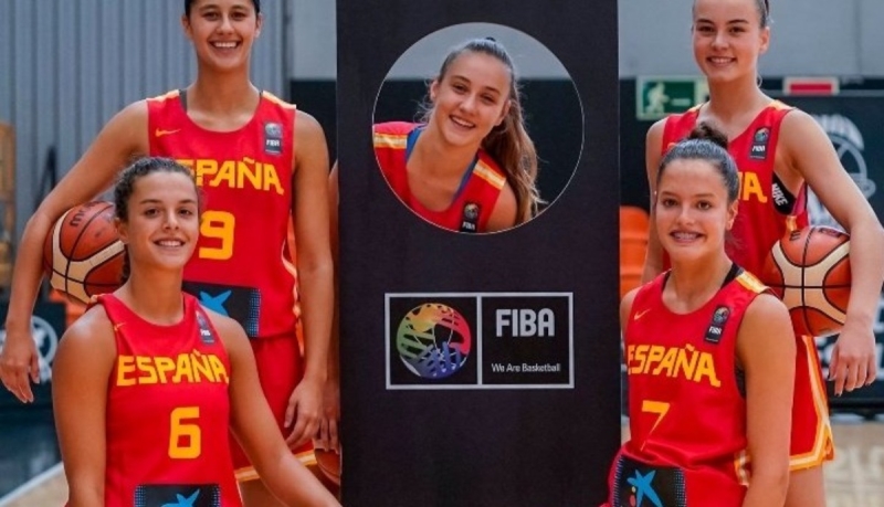 INÉS NOGUERO, BRONCE CON LA U17 ESPAÑOLA EN EL SKILLS CHALLENGE FIBA