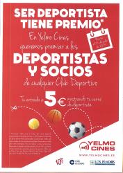 Promoción YELMO CINES para nuestros deportistas