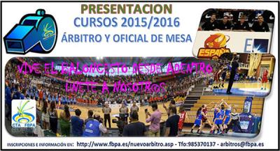 PRESENTACIÓN CURSO DE ÁRBITROS Y OFICIALES DE MESA